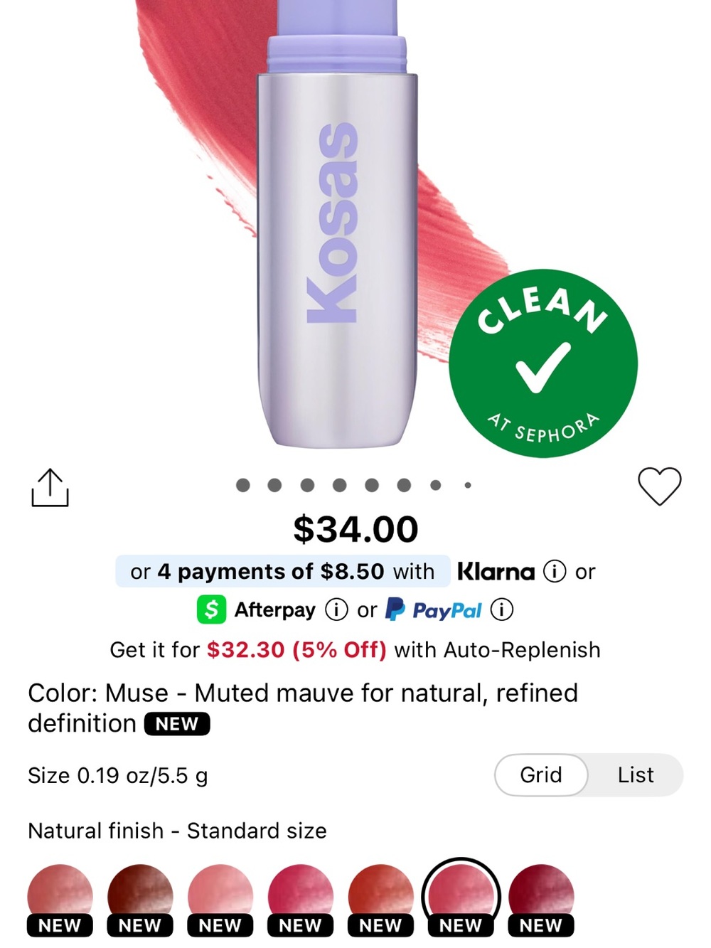 Kosas Impressionist Multistick - Lavender Lilac - Picture 3 of 3